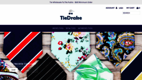 What Tiedrake.net website looked like in 2020 (3 years ago)