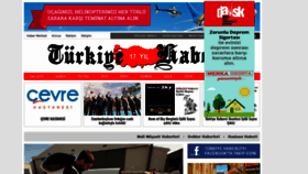 What Turkiyehaberci.com website looked like in 2020 (3 years ago)