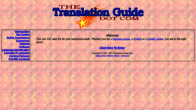 What Translation-guide.com website looked like in 2020 (3 years ago)