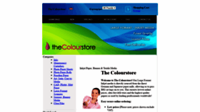 What Thecolourstore.com website looked like in 2020 (3 years ago)