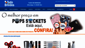 What Tudoembrindes.com.br website looked like in 2020 (3 years ago)