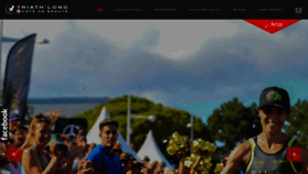 What Triathlongcotedebeaute.com website looked like in 2020 (3 years ago)