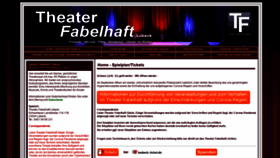 What Theater-fabelhaft.de website looked like in 2020 (3 years ago)