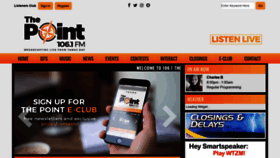What Thepointfm.net website looked like in 2020 (3 years ago)