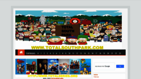 What Totalsouthpark.com website looked like in 2020 (3 years ago)
