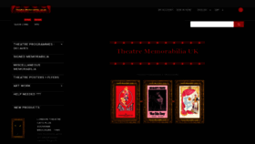 What Theatrememorabilia.co.uk website looked like in 2020 (3 years ago)