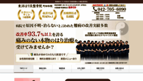 What To-yo-shinkyu-seikotsuin.com website looked like in 2020 (3 years ago)