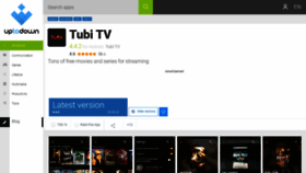 What Tubi-tv.en.uptodown.com website looked like in 2020 (3 years ago)