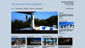What Thesicilianvillacompany.com website looked like in 2020 (3 years ago)