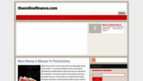 What Theonlinefinance.com website looked like in 2020 (3 years ago)