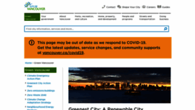 What Talkgreenvancouver.ca website looked like in 2020 (3 years ago)