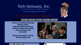 What Techgeniuses.com website looked like in 2020 (3 years ago)