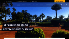 What Tennis-agadir.com website looked like in 2020 (3 years ago)