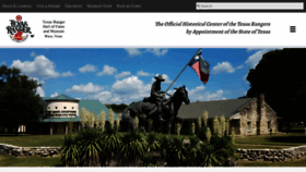 What Texasranger.org website looked like in 2020 (3 years ago)