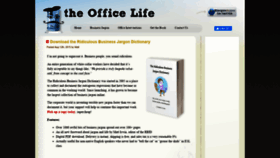 What Theofficelife.com website looked like in 2020 (3 years ago)
