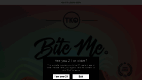 What Tkoproducts.com website looked like in 2020 (3 years ago)