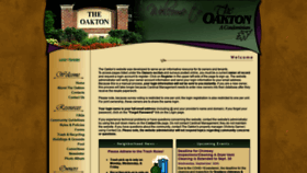What Theoakton.com website looked like in 2020 (3 years ago)