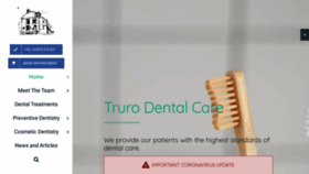What Truro-cosmetic-dentists.co.uk website looked like in 2020 (3 years ago)