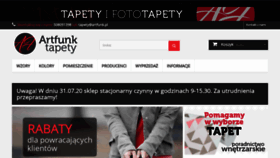 What Tapety-artfunk.pl website looked like in 2020 (3 years ago)