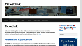 What Ticketlink.de website looked like in 2020 (3 years ago)