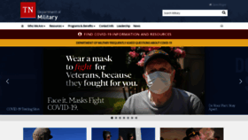 What Tnmilitary.org website looked like in 2020 (3 years ago)