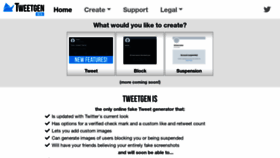 What Tweetgen.com website looked like in 2020 (3 years ago)