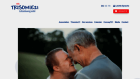 What Trisomie21.lu website looked like in 2020 (3 years ago)