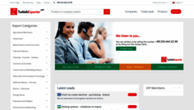 What Turkishexporter.net website looked like in 2020 (3 years ago)