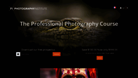 What Thephotographyinstitute.ca website looked like in 2020 (3 years ago)