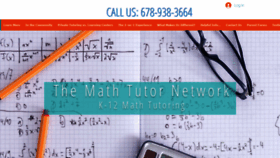 What Themathtutornetwork.com website looked like in 2020 (3 years ago)