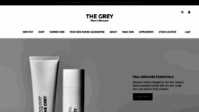 What Thegreymensskincare.com website looked like in 2020 (3 years ago)