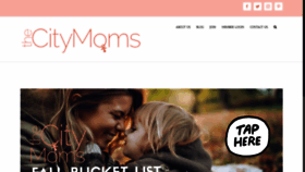 What Thecitymoms.org website looked like in 2020 (3 years ago)
