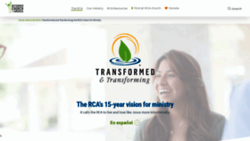 What Transform.rca.org website looked like in 2020 (3 years ago)