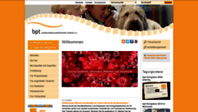 What Tieraerzteverband.de website looked like in 2020 (3 years ago)