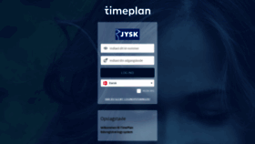 What Timeplandk.jysk.com website looked like in 2020 (3 years ago)