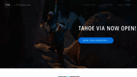 What Tahoevia.com website looked like in 2020 (3 years ago)