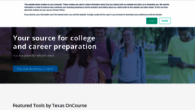 What Texasoncourse.org website looked like in 2020 (3 years ago)