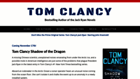 What Tomclancy.com website looked like in 2020 (3 years ago)