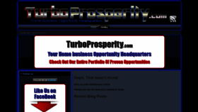 What Turboprosperity.com website looked like in 2020 (3 years ago)