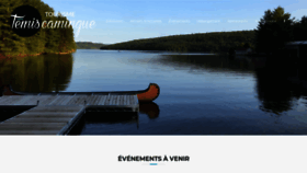 What Tourismetemiscamingue.ca website looked like in 2020 (3 years ago)