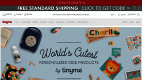 What Tinyme.com website looked like in 2020 (3 years ago)