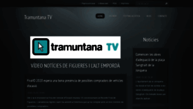 What Tramuntanatv.com website looked like in 2020 (3 years ago)