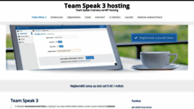 What Ts3-hosting.cz website looked like in 2020 (3 years ago)