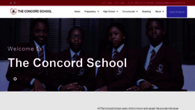 What Theconcordschool.org website looked like in 2020 (3 years ago)