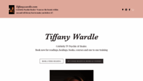 What Tiffanywardle.com website looked like in 2020 (3 years ago)