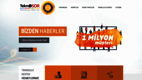 What Teknosor.com.tr website looked like in 2020 (3 years ago)