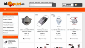 What Tikpaket.com website looked like in 2020 (3 years ago)