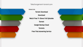 What Telechargement-torrent.com website looked like in 2020 (3 years ago)