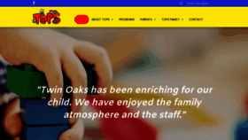 What Twinoaksprivateschool.com website looked like in 2020 (3 years ago)