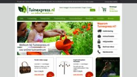 What Tuinexpress.nl website looked like in 2020 (3 years ago)